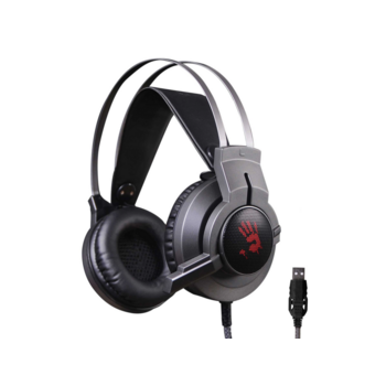 Наушники с микрофоном A4Tech Bloody G437 черный 1.8м мониторные оголовье (G437)