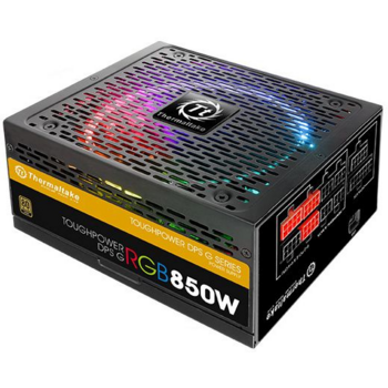 Блок питания Thermaltake ATX 850W Toughpower DPS G 80+ gold (24+4+4pin) APFC 140mm fan color LED 12xSATA Cab Manag RTL