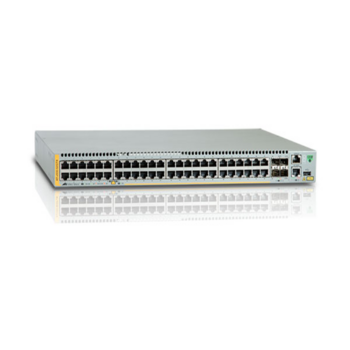 Allied telesis 48 x 10/100/1000BASE-TX ports, 2 x SFP+ ports, 2 x SFP+/Stack ports, 1 x Expansion module and dual hotswap PSU bays