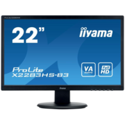 Монитор Iiyama 21.5" X2283HS-B3 черный VA LED 4ms 16:9 HDMI M/M матовая 3000:1 250cd 178гр/178гр 1920x1080 D-Sub DisplayPort FHD 3кг