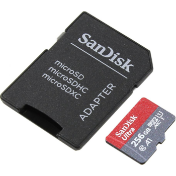 Карта памяти Micro SecureDigital 256Gb SanDisk SDSQUAR-256G-GN6MA {MicroSDXC Class 10 UHS-I}