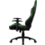 Кресло игровое Aerocool AC120 AIR-BG черный/салатовый сиденье черный/салатовый ПВХ/полиуретан с подголов. крестов.