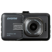 Видеорегистратор Digma FreeDrive 108 DUAL черный 1.3Mpix 1080x1920 1080p 140гр. GP2248