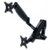 Кронштейн для мониторов ЖК Hama Fullmotion черный-26" макс.5кг крепление к столешнице поворот и наклон