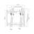 Кронштейн для телевизора Ultramounts UM831T черный 23"-42" макс.35кг настенный наклон