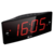 Радиобудильник Harper HCLK-2042 черный LED подсв:красная часы:цифровые AM/FM