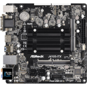 Материнская плата ASRock J4105-ITX RTL {2xDDR4 mini-ITX AC`97 8ch(7.1) GbLAN+VGA+DVI+HDMI}