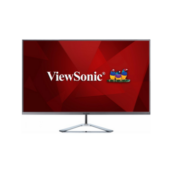 Монитор Viewsonic 32" VX3276-2K-mhd IPS SuperClear, 2560x1440, 4ms, 250cd/m2, 178°/178°, 80Mln:1, HDMI, DP, Mini-DP, колонки, Headphone Out, Frameless, регул. наклона, VESA, Silver Black