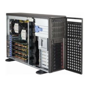 Серверная платформа Supermicro SuperWorkstation SYS-7049GP-TRT (X11DPG-QT, CSE-747BTS-R2K20BP) ( LGA 3647, 16xDDR4 Up to 4TB ECC 3DS LRDIMM, 8x3.5" SATA3, Optional DVD-ROM drive, M.2, 2 NVMe support with opt. cables, 4 PCI-E 3.0 x16, 2 PCI-E 3.0 x16, 1 PC