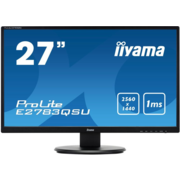 Монитор Iiyama 27" ProLite E2783QSU-B1 черный TN+film LED 1ms 16:9 DVI HDMI M/M матовая 350cd 170гр/160гр 2560x1440 DisplayPort USB 4.5кг