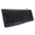 Клавиатура Logitech K200 Media Keyboard [920-008814] черная, классическая, 112 клавиш, защита от воды, ресурс 50млн. нажатий, USB 1.8м (078123) {10}