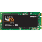 Твердотельный накопитель Samsung SSD 250GB 860 EVO, 3D V-NAND MLC, MJX, M.2 SATA 6Gb/s, R550/W520, IOPs 97000