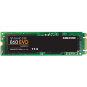 Твердотельный накопитель Samsung SSD 1TB 860 EVO, 3D V-NAND MLC, MJX, M.2 SATA 6Gb/s, R550/W520, IOPs 97000