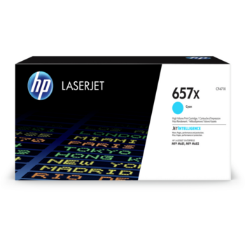 Картридж лазерный HP 657X CF471X голубой (23000стр.) для HP CLJet Enterprise Flow M681z/M682z/681dh/681f