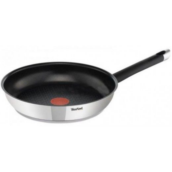 Сковорода Tefal Emotion E8240625 круглая 28см покрытие: Titanium ручка несъемная (без крышки) серебристый (2100102455)