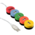 Разветвитель USB 2.0 Buro BU-HUB4-0.5-U2.0-Snake 4порт. разноцветный