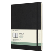 Еженедельник Moleskine ACADEMIC WKNT XL 190х250мм датир.18мес 208стр. черный