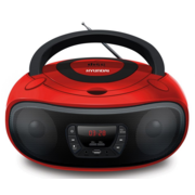 Аудиомагнитола Hyundai H-PCD280 красный/черный 4Вт/CD/CDRW/MP3/FM(dig)/USB/SD/MMC/microSD