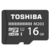 Флеш карта microSDHC 16Gb Class10 Toshiba THN-M203K0160EA M203 + adapter