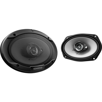 Колонки автомобильные Kenwood KFC-S6966 400Вт 91дБ 4Ом 16x23см (6x9дюйм) (ком.:2кол.) коаксиальные трехполосные