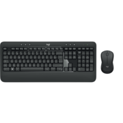 Комплект беспроводной Logitech MK540 Advanced [920-008686] клавиатура черная, мультимедийная, 114 клавиш с защитой от воды, мышь черная, оптическая 1000dpi, 3 кнопки, 2.4GHz, USB-ресивер (077478) {4}