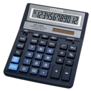 Калькулятор бухгалтерский Citizen SDC-888XBL 12 разрядов, две памяти, 205х159х27мм, синий
