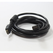 AOpen/Qust Кабель HDMI 19M/M+2 фильтра 1.4V+3D/Ethernet (ACG511D-3M) 3m, позолоченные контакты [6938510810434]
