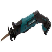 Makita JR103DWAE Пила сабельная аккумуляторная [JR103DWAE] {10.8В,2х2Ач Li-ion(слайд),0-3300обм,ход-13мм,рез-50мм,1.3кг,чем,подсв,бкл замена пилки}