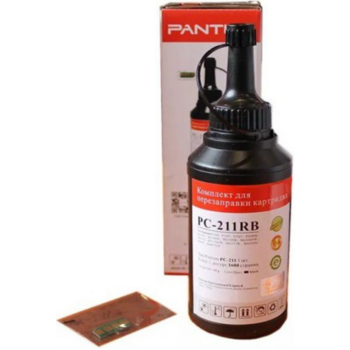 Pantum PC-211RB Заправочный комплект для P2200/P2207/P2500/P2507/P2500W/M6500/M6550/M6607/M6550NW/M6600N/M6607NW (тонер на 1600 стр.+ чип)