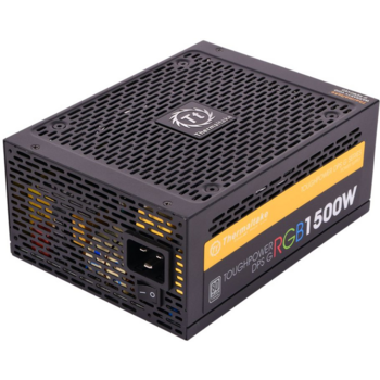 Блок питания Thermaltake ATX 1500W Toughpower DPS G RGB 80+ titanium (24+4+4pin) APFC 140mm fan color 12xSATA Cab Manag RTL