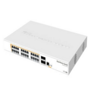 Коммутатор MikroTik CRS328-24P-4S+RM (L3) 24x1Гбит/с 4SFP+ 24PoE+ 450W управляемый