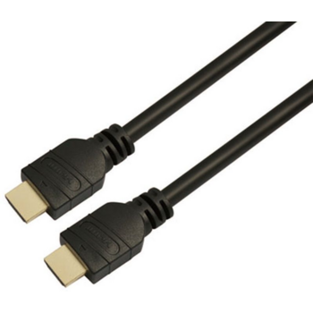 Кабель аудио-видео LAZSO WH-111 HDMI (m)/HDMI (m) 0.5м. Позолоченные контакты черный (WH-111(0,5M))