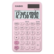Калькулятор карманный Casio SL-310UC-PK-S-UC розовый/зеленый 10-разр.