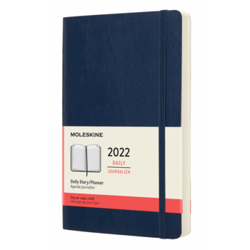 Ежедневник Moleskine CLASSIC SOFT Large 130х210мм 400стр. мягкая обложка синий сапфир