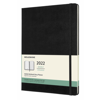 Еженедельник Moleskine CLASSIC WKNT XL 190х250мм 144стр. черный