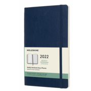 Еженедельник Moleskine CLASSIC SOFT WKNT Large 130х210мм 144стр. мягкая обложка синий сапфир