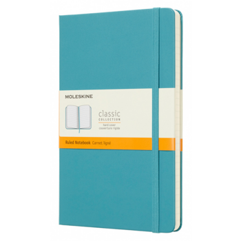 Блокнот Moleskine CLASSIC QP060B35 Large 130х210мм 240стр. линейка твердая обложка голубой