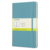 Блокнот Moleskine CLASSIC QP062B35 Large 130х210мм 240стр. нелинованный твердая обложка фиксирующая резинка голубой