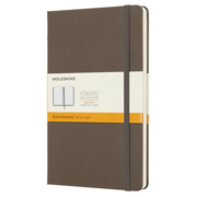 Блокнот Moleskine CLASSIC QP060P14 Large 130х210мм 240стр. линейка твердая обложка фиксирующая резинка коричневый