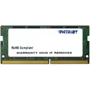 Оперативная память Patriot DDR4 4GB 2400MHz SO-DIMM (PC4-19200) CL17 1.2V (Retail) 256*16 PSD44G240082S