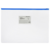 Папка на молнии ZIP Silwerhof Classic 255187-02 A4 ПВХ 0.11мм карм.для визит. цвет молнии синий