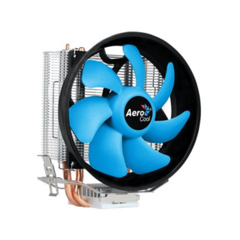 Устройство охлаждения(кулер) Aerocool Verkho 2 Plus Soc-AM5/AM4/1200/1700/1851 черный/синий 4-pin 18-27dB Al+Cu 115W 444gr Ret