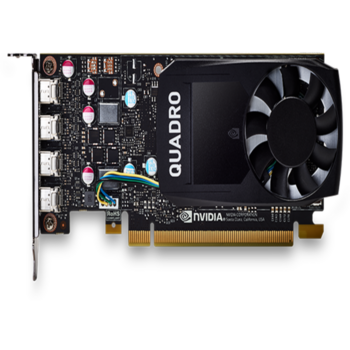 Видеокарта PNY Quadro P620 2GB RTL [VCQP620DVI-PB] {GDDR5, 128 bit, 4xmDP, Low Profile, 4xmDP to DVI-D SL adapter, ATX&LP Bracket}