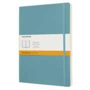 Блокнот Moleskine CLASSIC SOFT QP621B35 XLarge 190х250мм 192стр. линейка мягкая обложка голубой