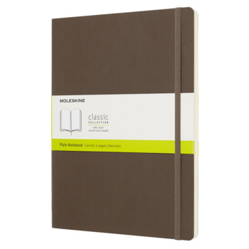 Блокнот Moleskine CLASSIC SOFT QP623P14 XLarge 190х250мм 192стр. нелинованный мягкая обложка коричневый