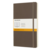 Блокнот Moleskine CLASSIC SOFT QP616P14 Large 130х210мм 192стр. линейка мягкая обложка фиксирующая резинка коричневый