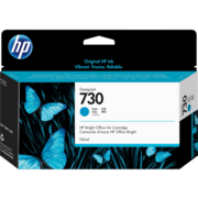 Картридж струйный HP 730 P2V62A голубой (130мл) для HP DJ T1700
