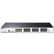 D-Link DGS-3120-24SC/B1ARI PROJ Управляемый коммутатор 3 уровня с 16 портами 100/1000Base-X SFP, 8 комбо-портами 100/1000Base-T/SFP, 2 портами 10GBase-CX4 и программным обеспечением Routed Image (RI)