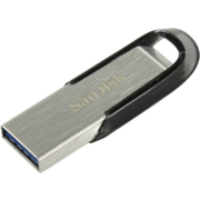 Флеш Диск Sandisk 256Gb Cruzer Ultra Flair SDCZ73-256G-G46 USB3.0 серебристый/черный