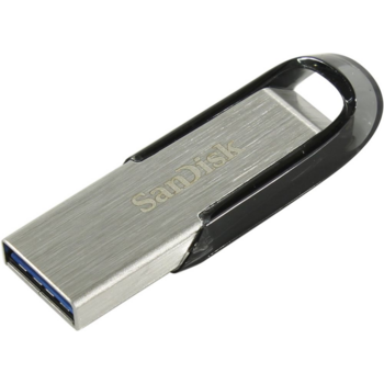 Флеш Диск Sandisk 256Gb Cruzer Ultra Flair SDCZ73-256G-G46 USB3.0 серебристый/черный